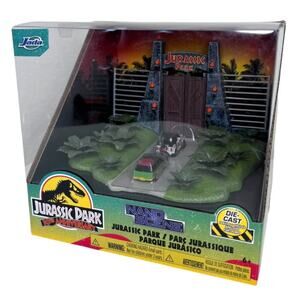 2023 Jada Jurassic Park Diorama Set 30th Anniversary Nano Scene Diecast #34244